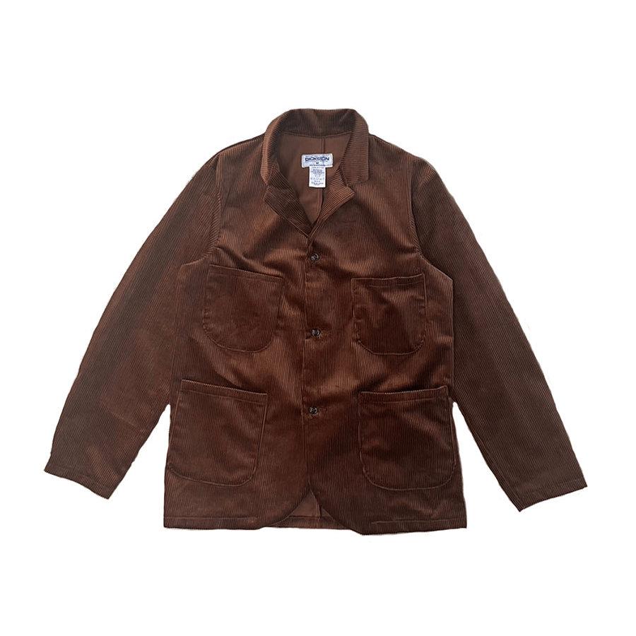 CORDUROY WAITER JACKET [DI-198] - Brown