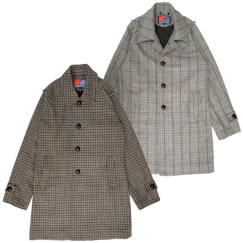 TWEED BALMACAAN COAT [JK512]