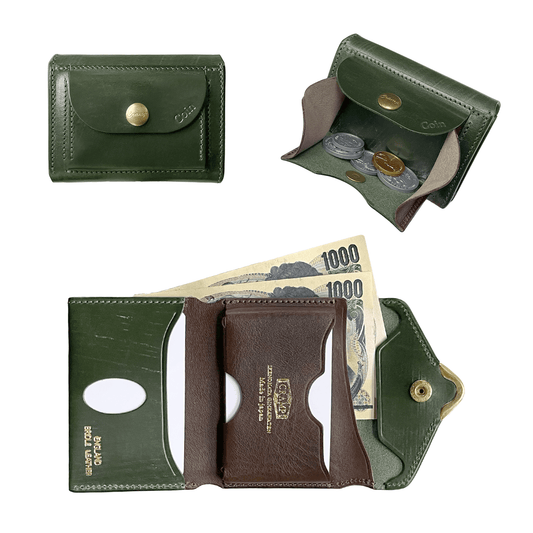 【UK Bridle Leather】Compact Wallet