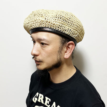 【7月入荷予定】Straw Army Beret [25-2-HT8AB]