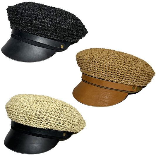 【7月入荷予定】Straw Motorcycle Cap [25-2-HTMC]