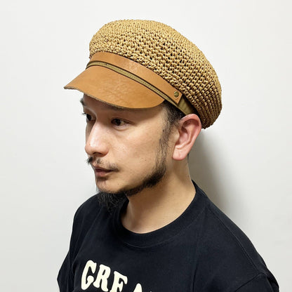 【7月入荷予定】Straw Motorcycle Cap [25-2-HTMC]