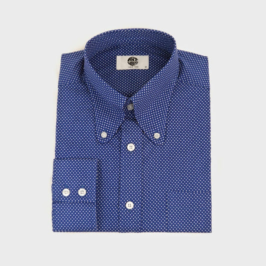 Art Gallery Clothing(アートギャラリークロージング) | POLKA ポルカドットのビーグルカラーBDシャツ〈Blue〉 - Sopwith camel